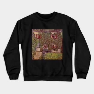 The House of Guardaboschi by Gustav Klimt Crewneck Sweatshirt